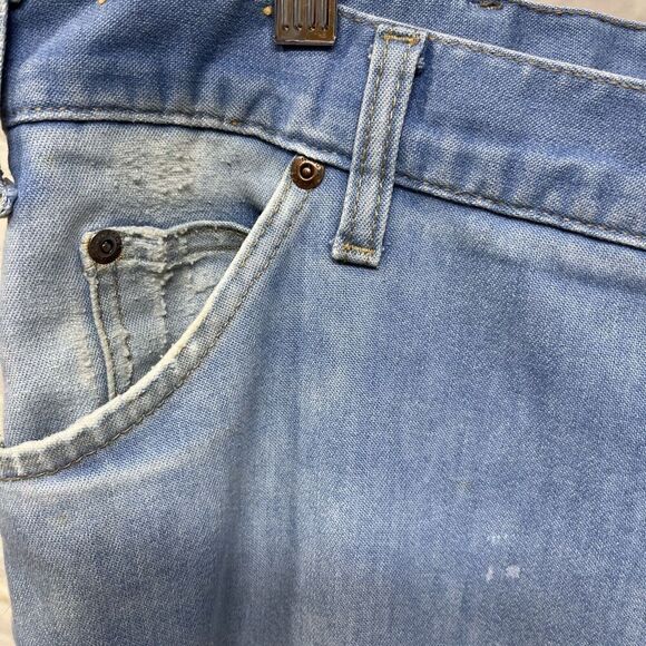 Vintage 70s 80s Haggar Distressed Faded Jeans Mens Size 36x29 Made In USA - Picture 5 of 13